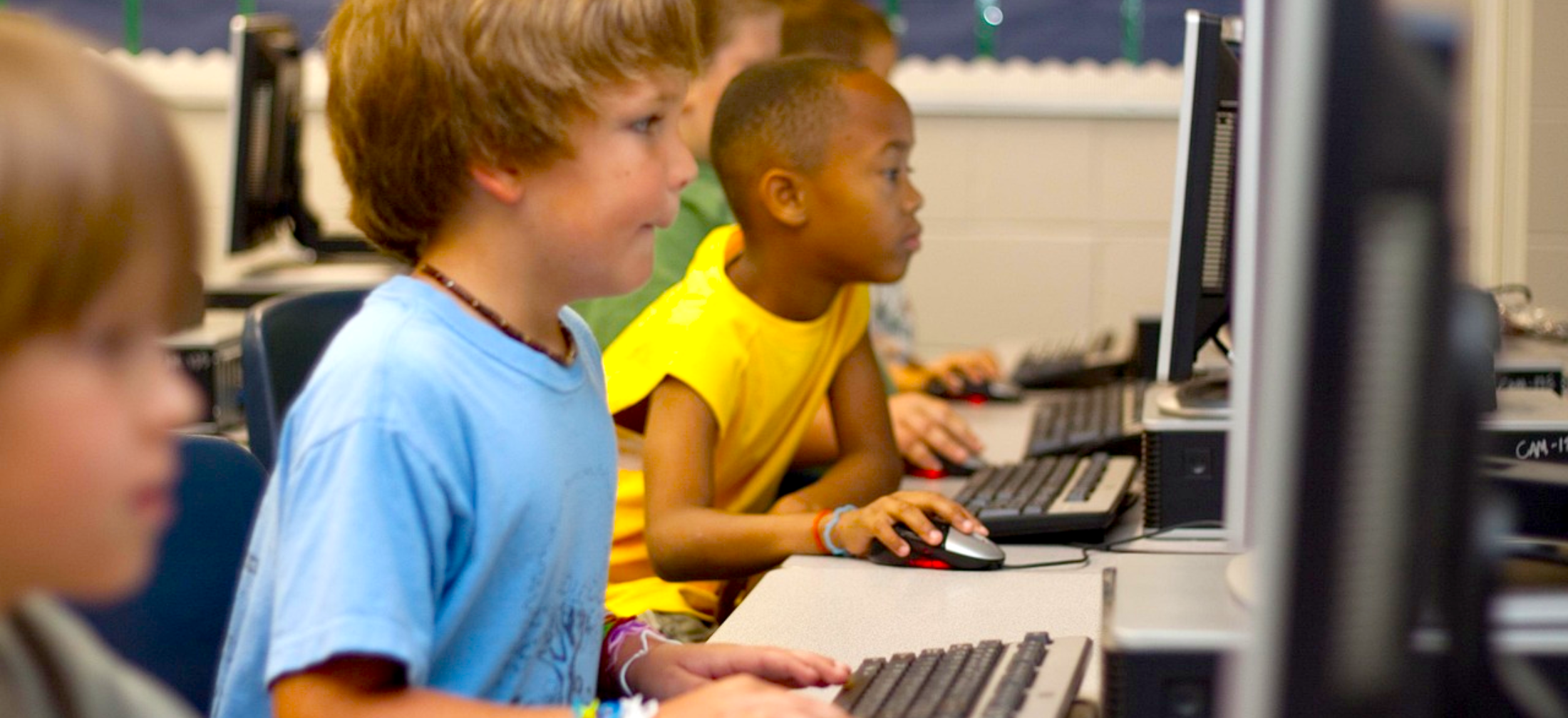 students taking test